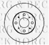 BORG & BECK BBD4332 Brake Disc